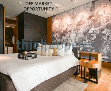 Offen gestaltete Suite mit sonniger Terrasse